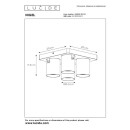 Lucide L099292002 Spot-Deckenleuchte NIGEL GU10 | 2200-3000K
