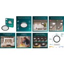 Philips 8721103131355 LED Einbauleuchte MESON | 17W integrierte LED-Quelle | 1300lm | 4000K | schwarz