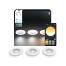 Philips Hue  8721103073020 LED Set von Einbauleuchten Adore  | 4W GU10 | 350lm | 2200-6500K | Dimmer | weiß