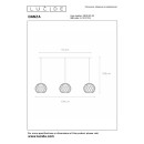 Lucide L214280330 Pendelleuchte DANZA  E27