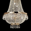 Ideal Lux 114712 Pendelleuchte 4x40W Caesar Oro | G9 - Kristall