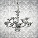 Ideal Lux 116600 Wandleuchte 2x40W Casanova transparente | E14