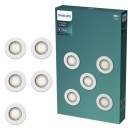 Philips 8721103037138 Set von Einbauleuchten Peridot  GU10 | weiß