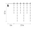 EMOS D3CW02 LED Weihnachtslichterkette integrierte LED-Quelle | 2700K