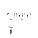 EMOS D4AW02 LED Weihnachtslichterkette integrierte LED-Quelle | 2700K