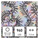EMOS D4BM05 LED Weihnachtslichterkette integrierte LED-Quelle | RGBK
