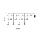 EMOS DCGW13 LED Weihnachtslichterkette integrierte LED-Quelle | 4000K