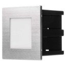ZC0109 EMOS LED Orientierungsleuchte quadratisch 1.5W warmweiß IP65 Edelstahl