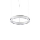 Ideal lux 343402 LED Pendelleuchte CROWN  | 21W integrierte LED-Quelle | 1620lm | 3000K | Seilleuchte | weiß