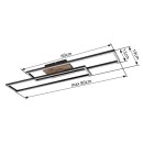 Globo 67208-30 LED Deckenleuchte DAKARI  | 30W integrierte LED-Quelle | 1370lm | 3000K