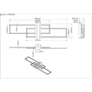 Globo DAKARI 67208-40N LED Deckenleuchte | 40W LED | 1920lm | 3000K