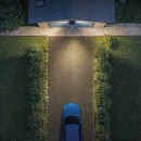 Philips 8721103105479 LED solar Außenwandleuchte Zyren  | 25W integrierte LED-Quelle | 4000lm | 3000K | weiß