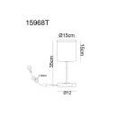 Globo 15968T Tischlampe DELEON E14 | mit Schalter