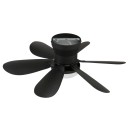 Globo 03625S LED Ventilator mit Licht DELORES | 5W integrierte LED-Quelle | 350lm | 2700-6500K | Ventilator | schwarz | matt
