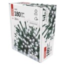 EMOS D4AC03 Weihnachtskette Classic 12m 120 LED | 3,6w | IP44 - Timer, kaltweiß, grün