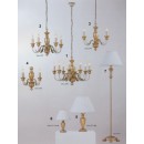 Ideal Lux 020877 Stehleuchte 1x60W Dora | E27 - weiß