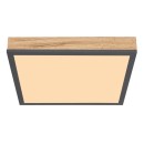 Globo 416080WD1 LED-Deckenleuchte Doro 1x12W | 800lm | 3000K - braun, schwarz, opal