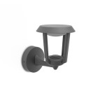 Philips 8721103104878 LED Außenwandleuchte Nuvy  | 4W integrierte LED-Quelle | 800lm | 2700K | anthrazit