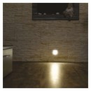 ZC0109 EMOS LED Orientierungsleuchte quadratisch 1.5W warmweiß IP65 Edelstahl