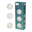 Philips 8721103036971 Set von Einbauleuchten Peridot  GU10 | weiß