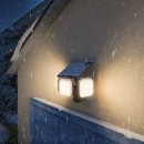 Philips 8721103105431 LED solar Außenwandleuchte Zyren  | 25W integrierte LED-Quelle | 4000lm | 3000K | schwarz