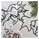 EMOS D4AC03 Weihnachtskette Classic 12m 120 LED | 3,6w | IP44 - Timer, kaltweiß, grün