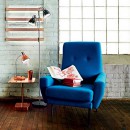 Ideal Lux Stehlampe Elvis PT2 2x60W E27 - blau