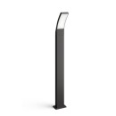 Philips 8721103110039 LED Wegeleuchte Splay | 4W integrierte LED-Quelle | 800lm | 2700K | anthrazit