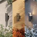 Philips 8721103104793 LED Außenwandleuchte Fira  | 4W integrierte LED-Quelle | 800lm | 2700K | anthrazit