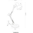 Globo 24880SA Tischlampe FAMOUS E27 | mit Schalter
