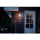 Philips 17391/93 / P3 LED Außen Wandleuchte Samondra 1x12w | 1200lm | 4000k | IP44 - Anthrazit