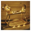 Emos D3aw01 Weihnachten Nano Kette 4m 40 LED | 2,4w | IP44 - warmweiß, Timer, Kupfer