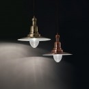 Ideal Lux 022819 Pendelleuchte 1x60W Fiordi Big Alluminio | E27 - silber