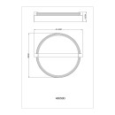 Globo 48050D LED Deckenleuchte FLETCHER  | 15W integrierte LED-Quelle | 1320lm | 3000K