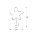 Zuma Line 003064-027943 LED Tischlampe STAR integrierte LED-Quelle