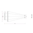 Globo 67377-60H LED Pendelleuchte FRANCINE  | 60W integrierte LED-Quelle | 5780lm | 2700-6000K