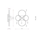 Globo 67377-90 LED Deckenleuchte FRANCINE  | 90W integrierte LED-Quelle | 8800lm | 2700-6000K