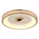Globo 03650 LED Ventilator mit Licht GATIAN  | 30W integrierte LED-Quelle | 2250lm | 2700-6500K