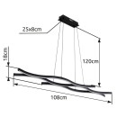 Globo 67206H LED Pendelleuchte GERONIMO  | 35W integrierte LED-Quelle | 1270lm | 3000K