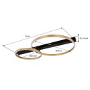 Globo 48461-54R LED Deckenleuchte LUFFY  | 54W integrierte LED-Quelle | 2560lm | 3000K