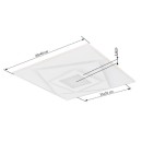 Globo 48539-24 LED Deckenleuchte HORNI  | 24W integrierte LED-Quelle | 2100lm | 3000K
