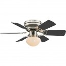 Globo 0307W Deckenleuchte mit Ventilator Ugo 1x60W | E27 - Zugschalter