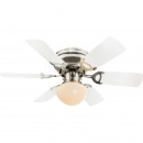 Globo 0307W Deckenleuchte mit Ventilator Ugo 1x60W | E27 - Zugschalter