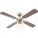 Globo 0309 Deckenleuchte mit Ventilator Champion 1x60W | E27 - Zugschalter