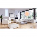Globo 15057S Stehleuchte Katunga 1x40W | E27 - höhenverstellbar, weiß, matt Nickel