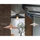 Globo 15060 Pendelleuchte Knud 1x60W | E27 | 390lm | 2700K - schwarz, gold