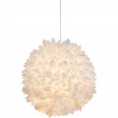 Globo 15115H Pendelleuchte Nala 1x60W | E27 - weiß