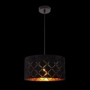 Globo 15334H Pendelleuchte Sunna 1x40W | E27 - schwarz, gold