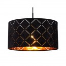 Globo 15334H Pendelleuchte Sunna 1x40W | E27 - schwarz, gold