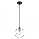 Globo 15346-1 Pendelleuchte Vigo 1x60W | E27 - schwarz
